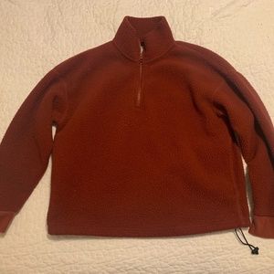 Everlane Fleece Quarter Zip Sweatshirt